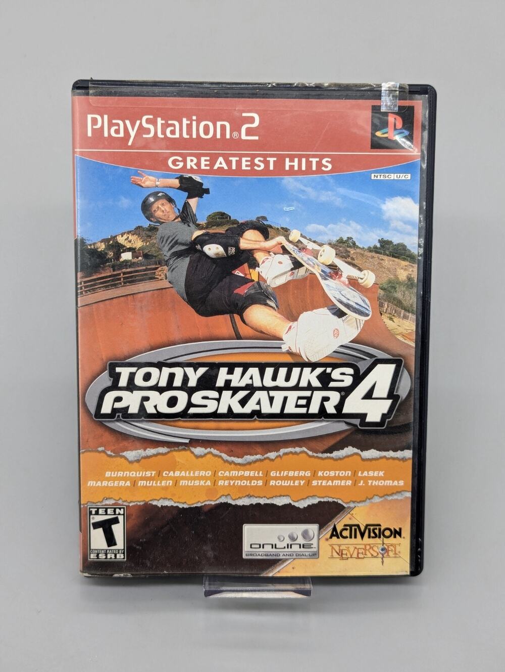 Tony Hawk's Pro Skater 4 PS2 PlayStation 2 With Manual Video Game Tested